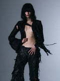 Shredded Silk Shirt
