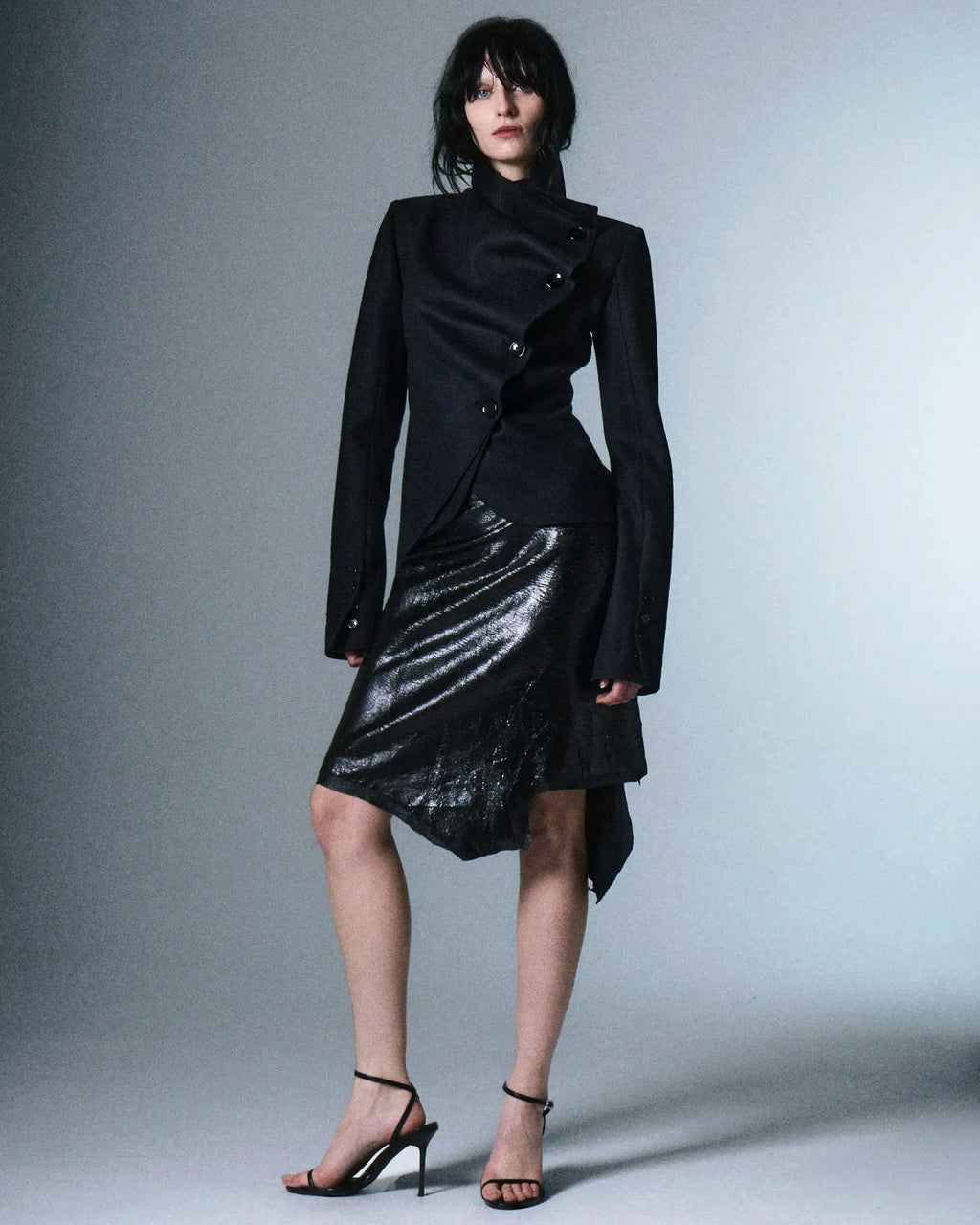 Pleated Wool Jacket