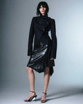 Pleated Wool Jacket