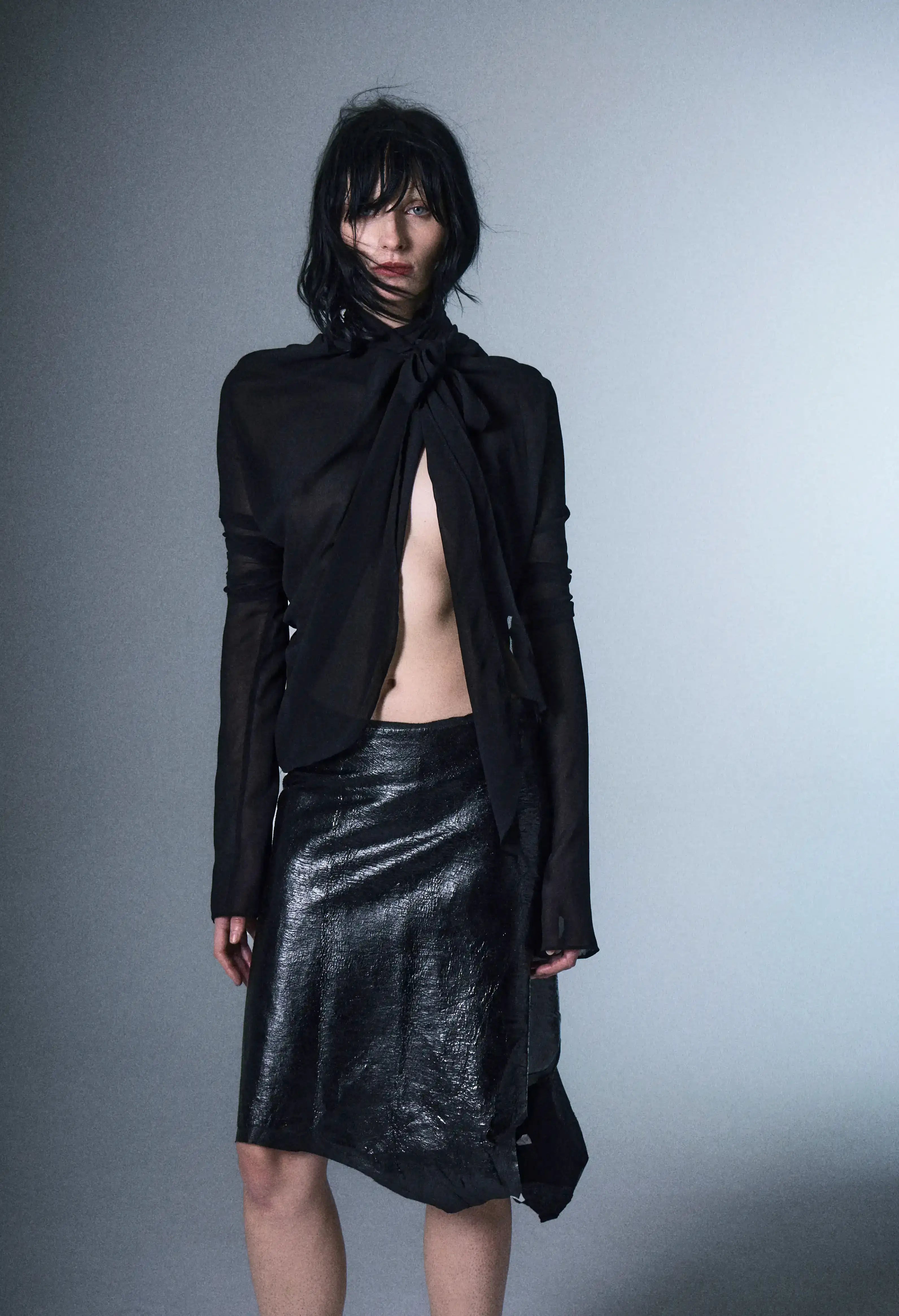 Asymmetrical Wrap Top